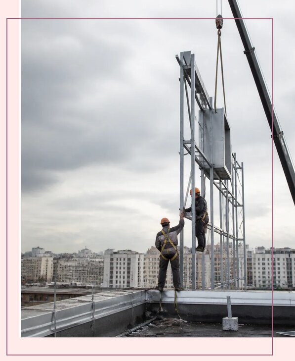 Монтаж крышных установок и металлоконструкций в Красноуфимске